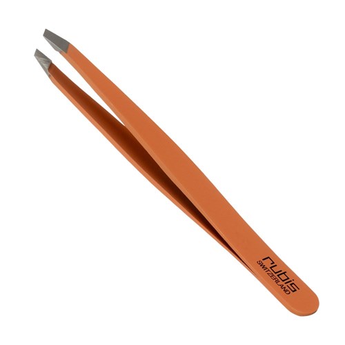 Rubis Slant Tweezer Dark Orange