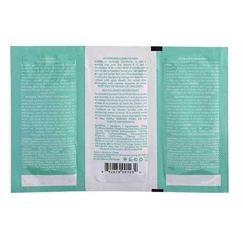 DesignME GlossME Hydrating Haircare Sachets