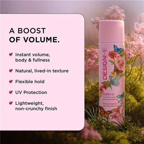 DESIGNME PuffME Dry Texture Spray Born To Bloom