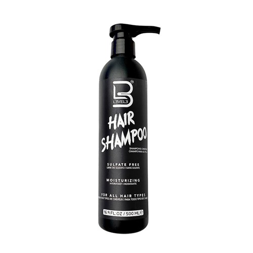 LVL3 SHAMPOO SULFATE FREE 100171 500ML FOR ALL HAIR TYPES LEVEL3 L3VEL3