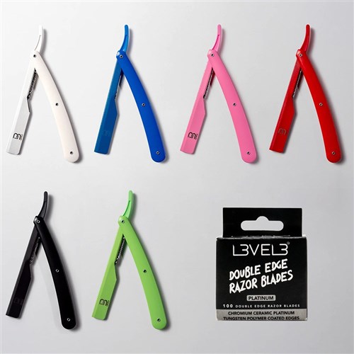 L3VEL3 Milly Blade Razor Holder White