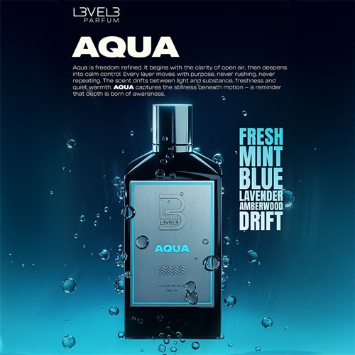 L3VEL3 Eau de Parfum Fragrance Aqua