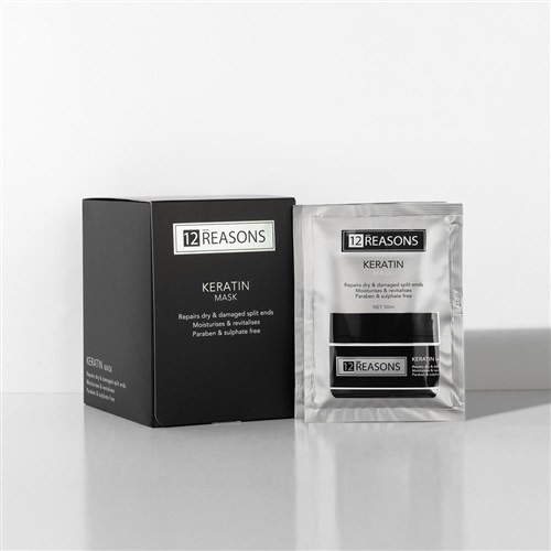 12R KERATIN 12PC SACHET DIS DISPLAY 50ml SACHETS MASK 12 REASONS