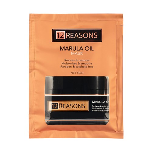 12R MARULA OIL MASK SACHET 50m 12 REASON SINGLE SACHET 50ml * TAKE FROM 704262 *