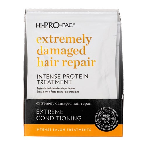Hi Pro Pac Extremely Damaged Hair Intense Protein Hair Treatment 8pc