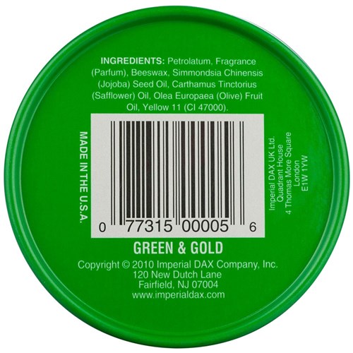 Dax Green & Gold Hair Wax