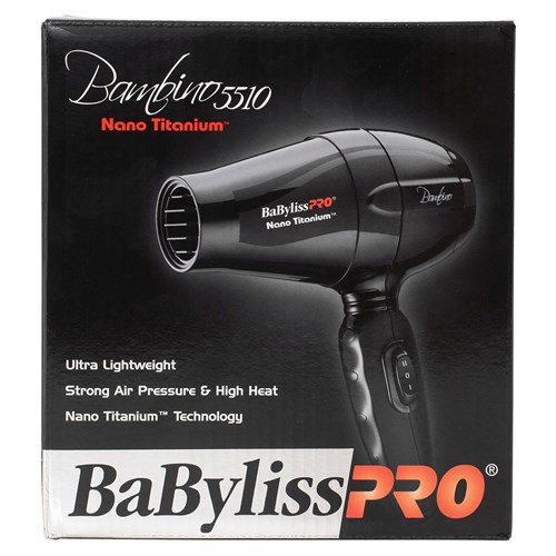 BaBylissPRO Bambino Travel Hair Dryer