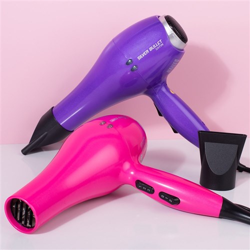 Silver Bullet Satin Hair Dryer Pink 