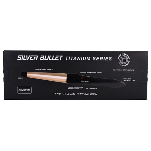 Silver Bullet Fastlane Titanium Large Conical Curling Iron