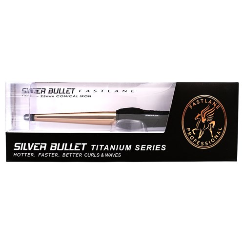 Silver Bullet Fastlane Titanium Regular Conical Curling Iron