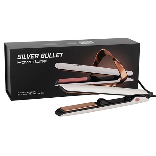 Silver Bullet PowerLine Hair Straightener White