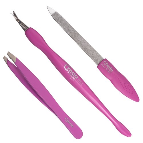 Credo Pop Art Manicure and Eyebrow Kit in Pink