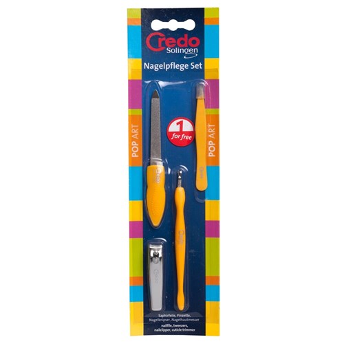 Credo Pop Art Manicure and Eyebrow Kit in Yellow