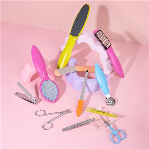 Credo Pop Art Large Sapphire Nail File, Orange