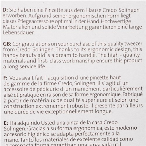 Credo Pop Art Glitter Slant Tweezer Green