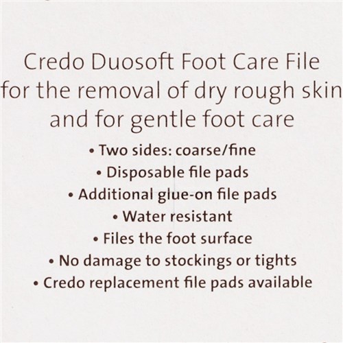 Credo Pop Art Duo Soft Foot File, Green