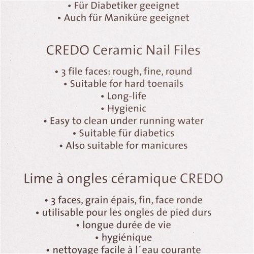 Credo Pop Art Ceramic Nail File Pack in Pink