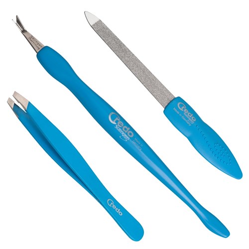 Credo Pop Art Manicure and Eyebrow Kit in Blue