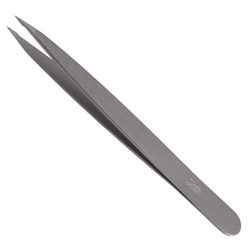 Credo Stainless Steel Point Tweezer Blister Pack