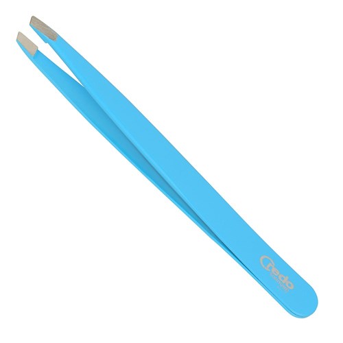 Credo Pop Art Slant Tweezer Blue
