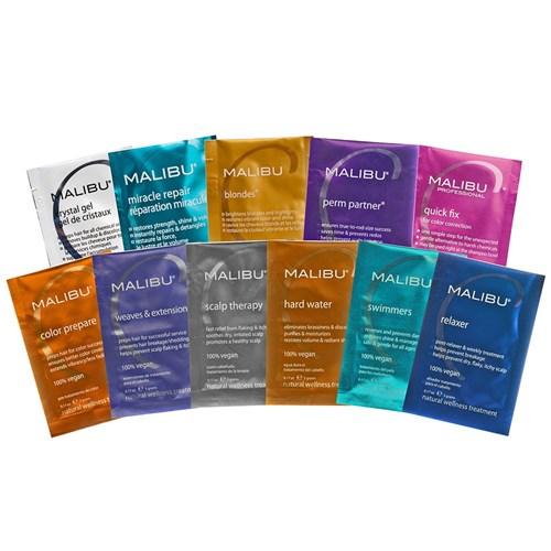 Malibu C Weaves and Extensions Hair Treatment 12pc 
