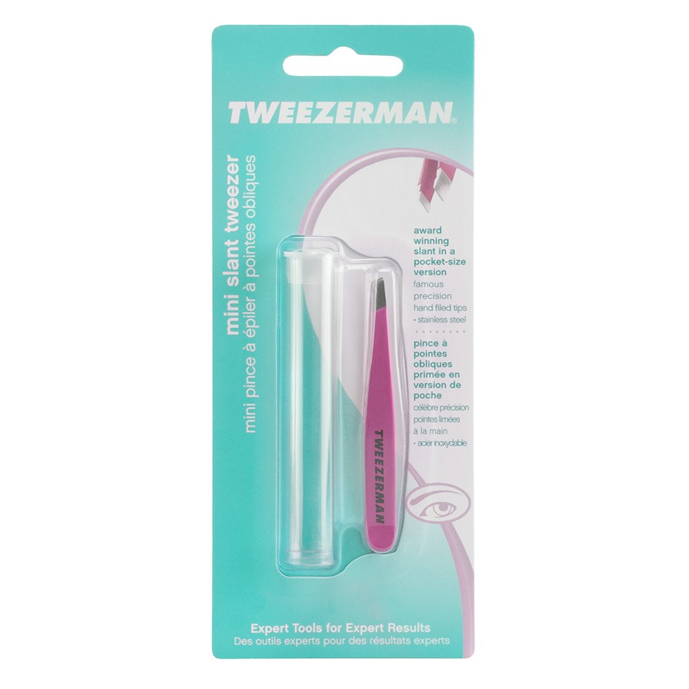 Tweezerman Mini Slant Tweezer - Pink Flamingo