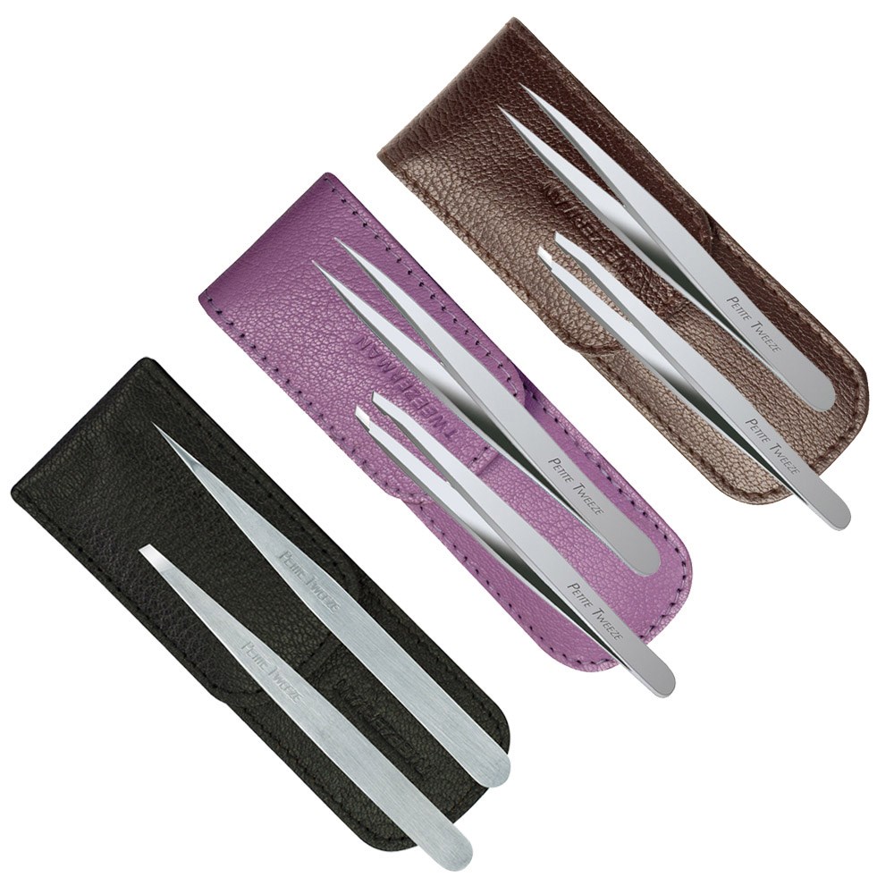 Tweezerman Petite Tweezer Set Purple