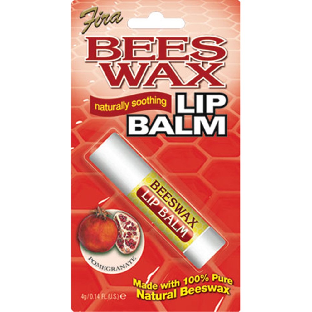 Beeswax Lip Balm Pomegranate